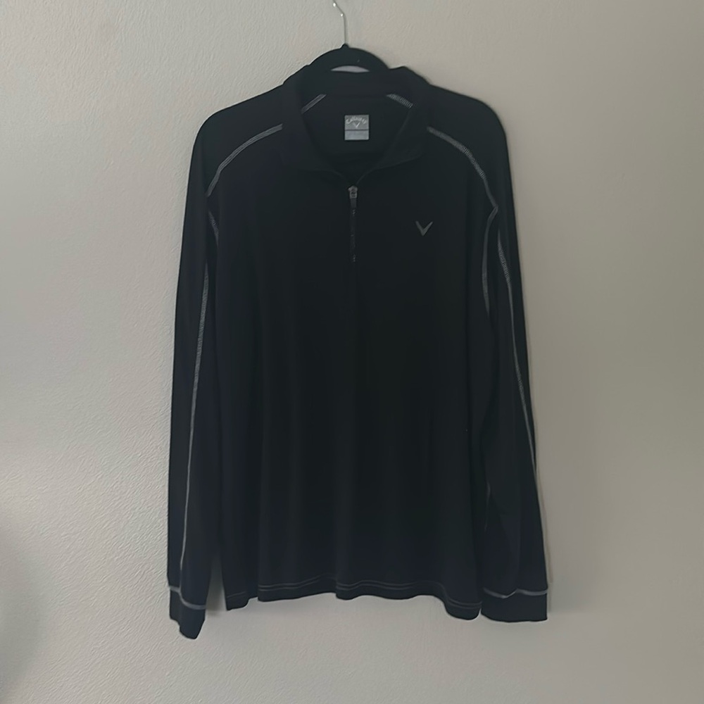 Callaway Men’s Black Quarter Zip size L